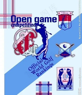 高尔夫运动人物图片