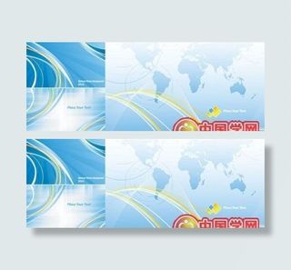 蓝色背景矢量素材