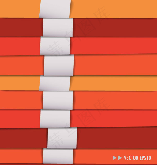 彩色banner横幅矢量素材