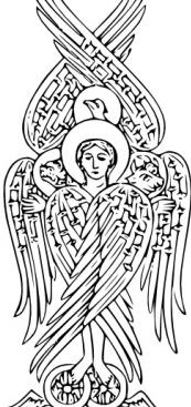 在两个*的四联像剪贴画的天使