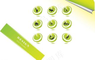 环保图标背景图片