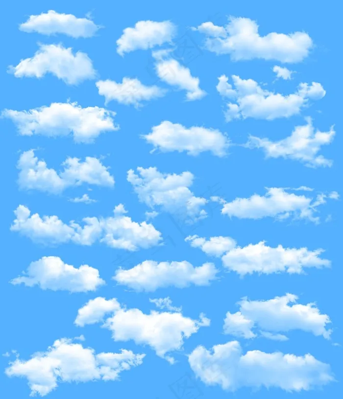 PS后期 天空 大片白云(7087X8268(DPI:300))psd模版下载