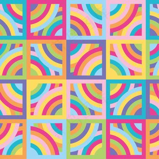 彩色半圆环背景