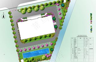 某档案馆景观规划设计