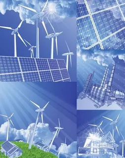 环保主题矢量素材