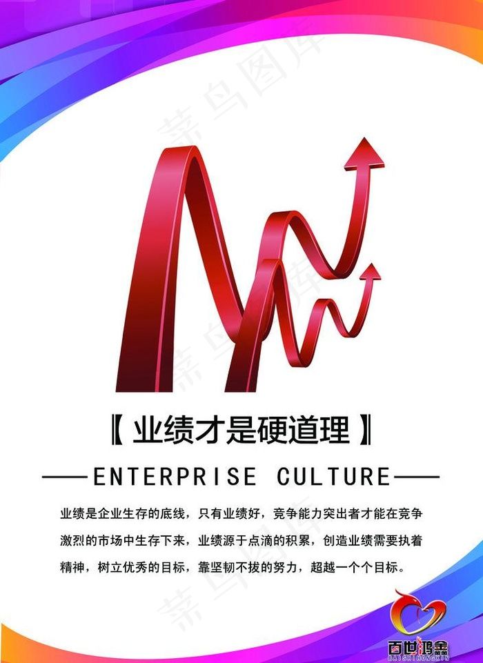 企业文化展板图片psd模版下载
