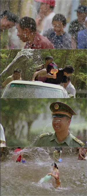 傣族风情泼水节视频 傣族风情泼水节视频