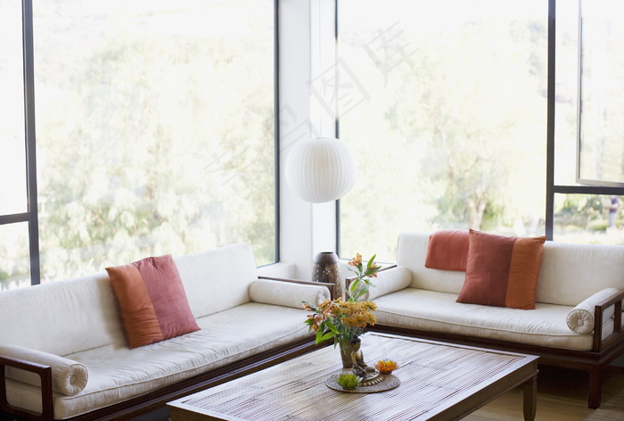 沙发茶几搭配设计图示