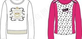 长袖t恤图片