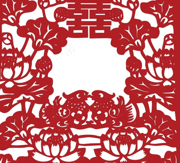 鸳鸯图片psd模版下载