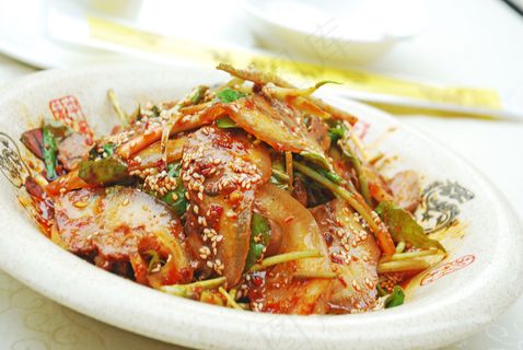 猪头肉拌时蔬图片