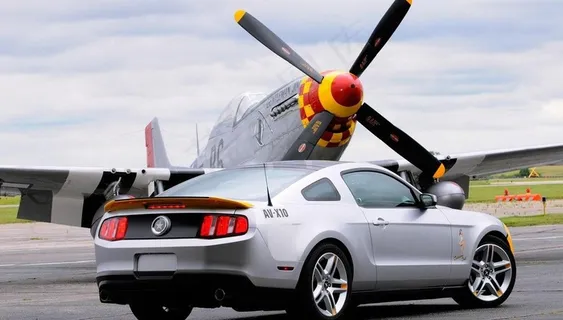 p51野马战斗机图片