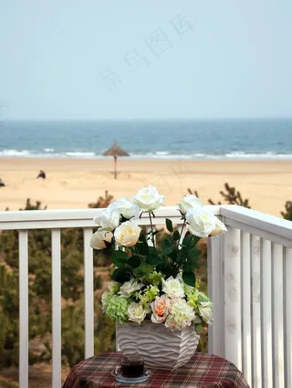 海景凉台一景图片