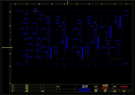 电气设计图CAD机械图纸