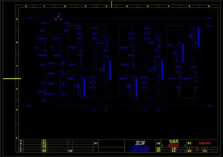 电气设计图CAD机械图纸