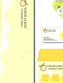 卡通VI设计矢量素材