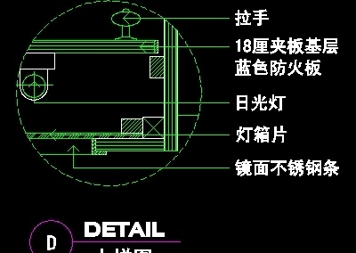 鞋帽店、服装店橱窗门面实例cad详...