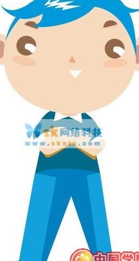 卡通漫画人物矢量图