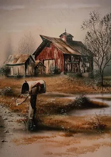 风景色彩画图片 风景色彩画图片
