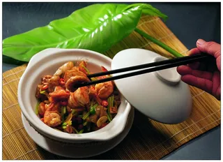 砂锅香辣虾图片