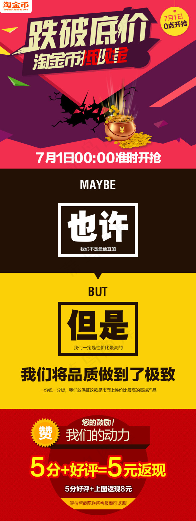 淘宝聚划算淘金币淘抢购详情页模版p...