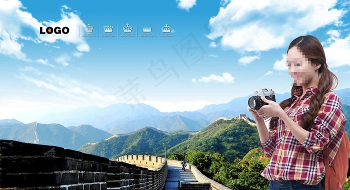 旅游图片(5000X3000(DPI:300))psd模版下载