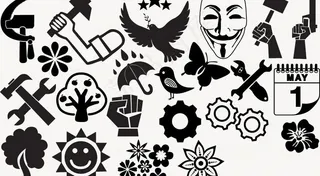 五一劳动节标志图片