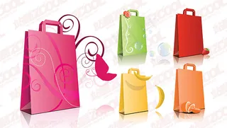 5矢量素材时尚手袋