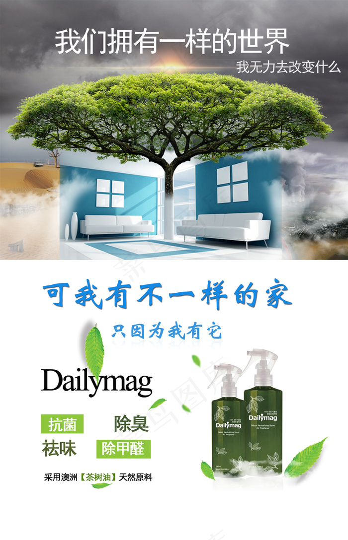 Dailymag海报psd模版下载