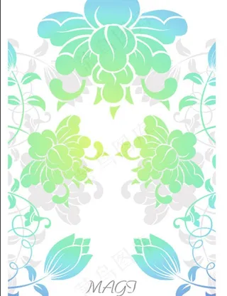 欧式花纹背景设计图片