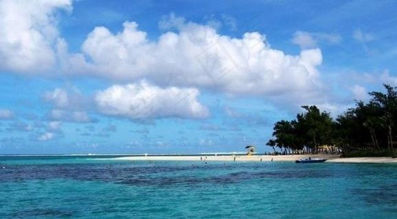 塞班岛 军舰海滩 风光图片