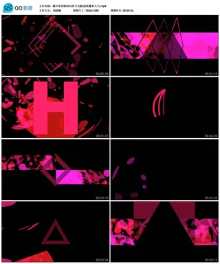 动感绚丽酒吧led舞台晚会背景视频