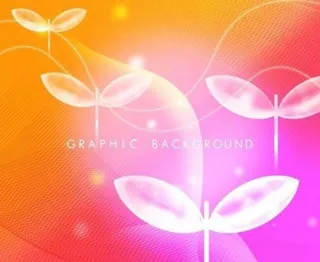 水晶叶子背景 下载