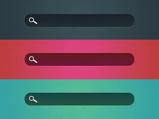 三款手机界面搜索框UI图标