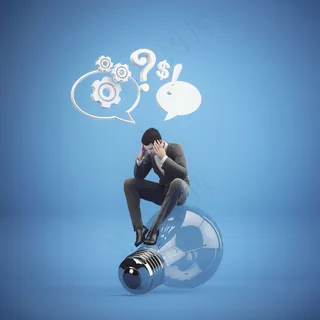 白领迷惑商业创新创意图片