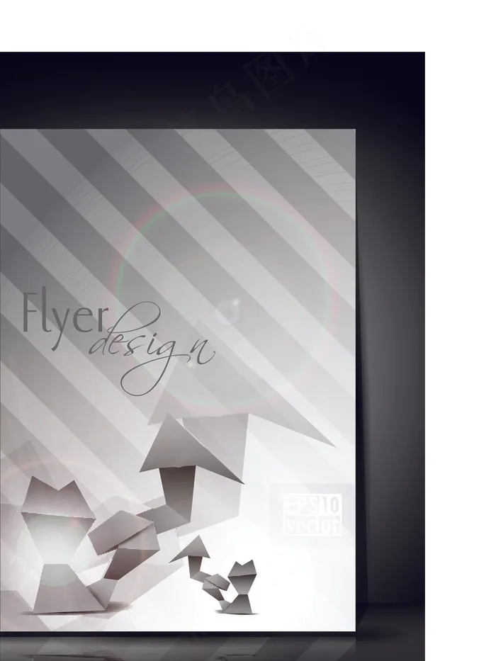 时尚展板背景素材