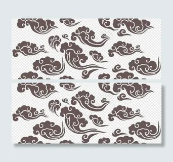 矢量云纹中国风