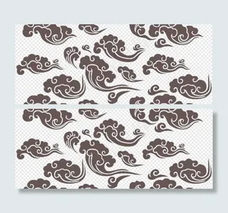矢量云纹中国风