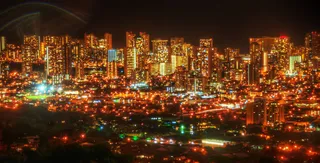 俯瞰威基基海滩图片