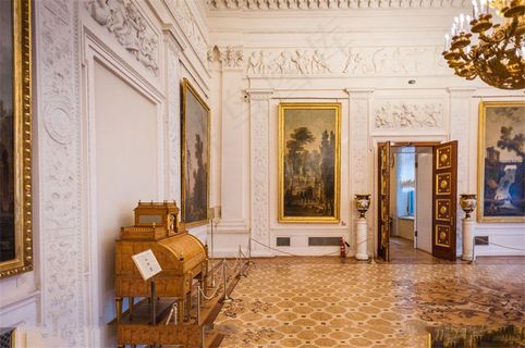 艺术品展览厅绘画作品摄影高清图片