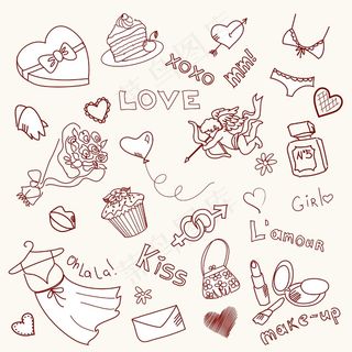 情人节的涂鸦—