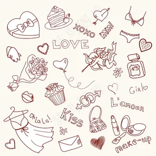 情人节的涂鸦—