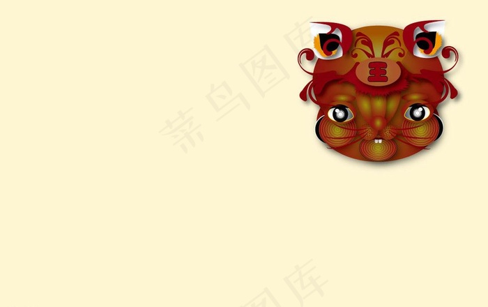 矢量老虎图片ai矢量模版下载