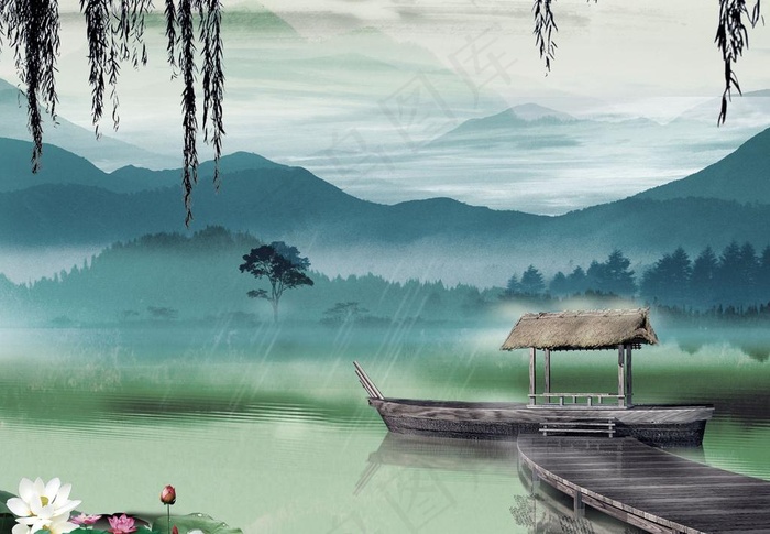 水墨风景图片