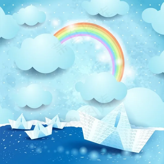星空卡通图标eps,ai矢量模版下载