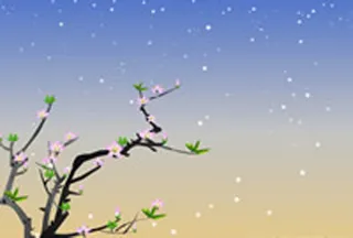 全矢量场景下雪特效Flash