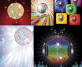 矢量迪斯科的水晶球