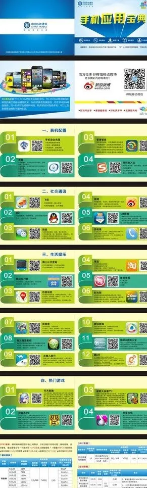 手机应用宝曲小册子图片cdr矢量模版下载