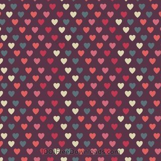 心形背景矢量图