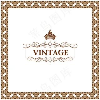 欧式花纹花边02矢量